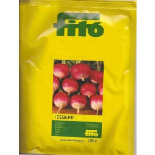 Compra RABANITO REDONDO ROJO PUNTA BLANCA ICEBERG (100 gr.). en la tienda online Fito Agrícola