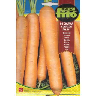Compra ZANAHORIA DE COLMAR CORAZON ROJO (15 gr.). en la tienda online Fito Agrícola