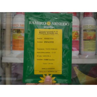 Compra PIMIENTO INFANTE Calibrada (5.000 Semillas) en la tienda online Fito Agrícola