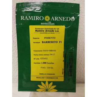 Compra PIMIENTO BARBERITO F1 (1.000 Semillas) en la tienda online Fito Agrícola