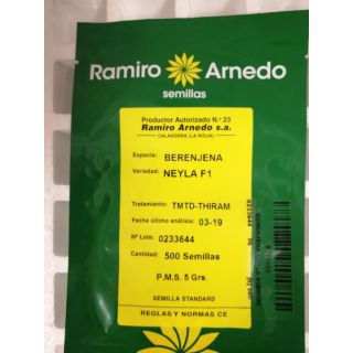 Compra BERENJENA NEYLA F-1 (500 Semillas) en la tienda online Fito Agrícola