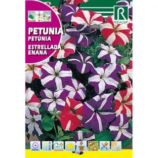 Compra PETUNIA ESTRELLADA ENANA VARIADA (0,5 gr.). en la tienda online Fito Agrícola