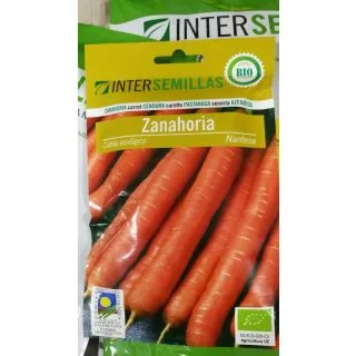 Compra ZANAHORIA NANTESA 2 ECOLÓGICA (100 gr.). en la tienda online Fito Agrícola