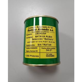 Compra LECHUGA BATAVIA RUBIA Pildorada Sel. Estíbaliz (5.000 Semillas) en la tienda online Fito Agrícola