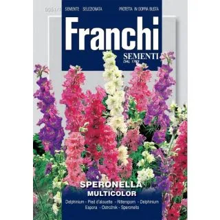 Compra DELPHINIUM ESPUELA MULTICOLOR (2,5 gr.). en la tienda online Fito Agrícola