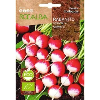 Compra RABANITO NATIONAL 2 ECOLOGICO (3 gr.). en la tienda online Fito Agrícola