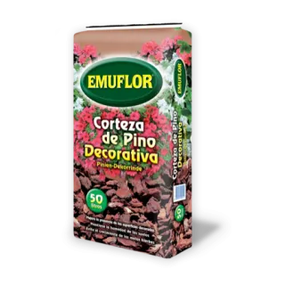 Compra CORTEZA DE PINO Decorativa Fina 10/20 mm. (Palé 48 sacos de 50 l.) en la tienda online Fito Agrícola