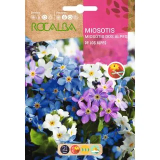 Compra MIOSOTIS NO ME OLVIDES MULTICOLOR (1 gr.). en la tienda online Fito Agrícola