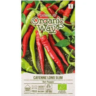 Compra PIMIENTO CAYENNE LONG SLIM ECOLÓGICO (0,1 gr. - Cerca de 13 Semillas). en la tienda online Fito Agrícola