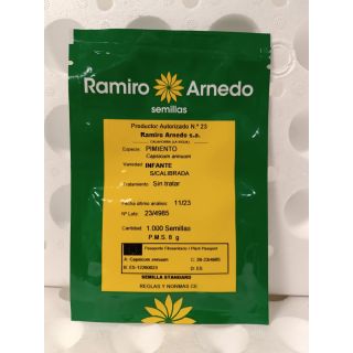Compra PIMIENTO INFANTE Calibrada (1.000 Semillas) en la tienda online Fito Agrícola