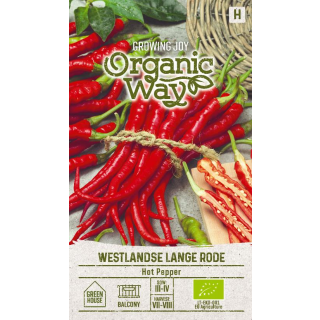 Compra PIMIENTO WESTLANDSE LANGE RODE ECOLÓGICO (0,2 gr. - Cerca de 25 Semillas). en la tienda online Fito Agrícola