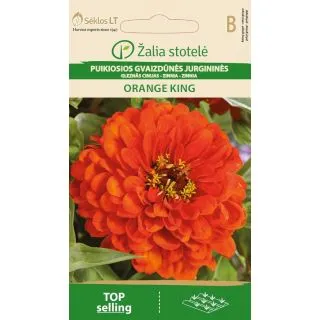 Compra ZINNIA ORANGE KING (1 gr. - Cerca de 90 Semillas). en la tienda online Fito Agrícola