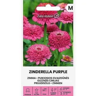 Compra ZINNIA ZINDERELLA PURPLE (20 Semillas). en la tienda online Fito Agrícola
