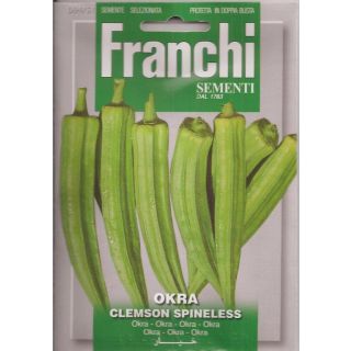 Compra OKRA CLEMSON SPINELESS (1 gr.). en la tienda online Fito Agrícola