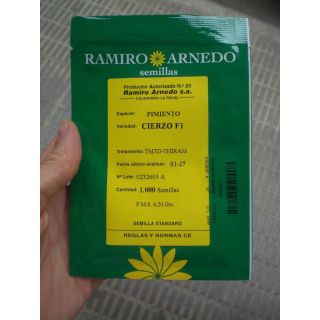 Compra PIMIENTO CIERZO F1 (1000 Semillas) en la tienda online Fito Agrícola