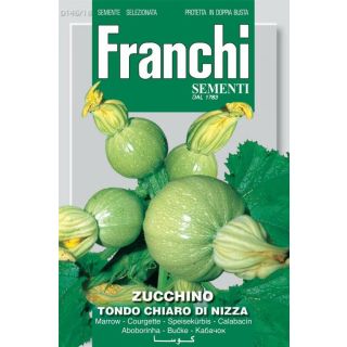 Compra CALABACÍN REDONDO CLARO DE NIZA (8 gr.). en la tienda online Fito Agrícola