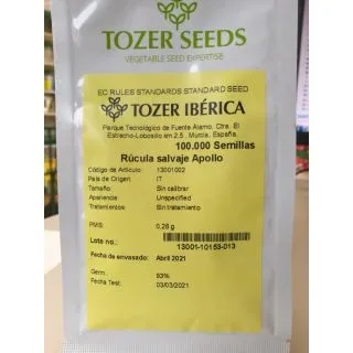 Compra RÚCULA SALVAJE APOLLO Sin Tratar (100.000 Semillas) en la tienda online Fito Agrícola