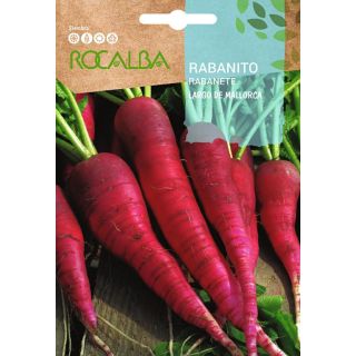 Compra RABANITO LARGO DE MALLORCA (500 gr.). en la tienda online Fito Agrícola