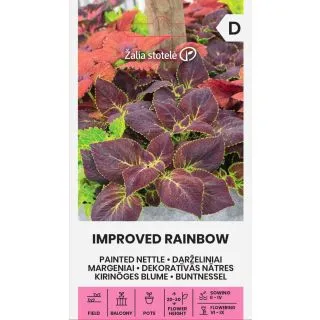 Compra COLEUS CU FRUNZE ÎNTUNECATE IMPROVED (0,1 gr. - Aproximativ 350 de semințe). en la tienda online Fito Agrícola