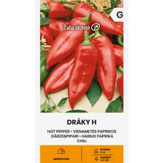 Compra ARDEI DRAKY F1 (0,1 gr. - Aproximativ 15 semințe). en la tienda online Fito Agrícola