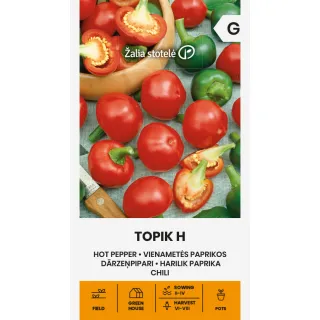 Compra ARDEI TOPIK F1 (0,1 gr. - Aproximativ 13 Semințe). en la tienda online Fito Agrícola