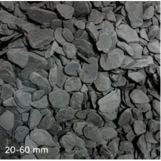 Compra PIZARRA NEGRA REDONDEADA PLANA 20-60 mm. (500 Kgr.). en la tienda online Fito Agrícola