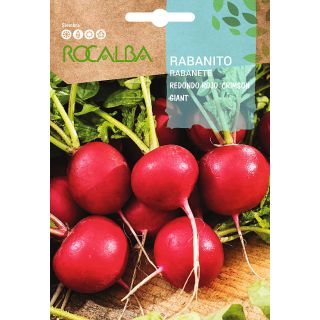 Compra RABANITO REDONDO CRIMSON GIANT (10 gr.). en la tienda online Fito Agrícola