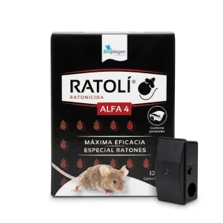 Compra RATOLI ALFA MOMEALĂ PROASPĂTĂ PENTRU ȘOARECI (120 g) + stație de momeală en la tienda online Fito Agrícola
