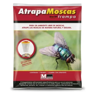 Compra CAPCANĂ RED TOP PENTRU PRINDEREA MUȘTELOR (1 buc. + 3 plicuri cu atractant) en la tienda online Fito Agrícola