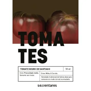 Compra TOMATE NEGRO DE SANTIAGO (50 Semillas). en la tienda online Fito Agrícola