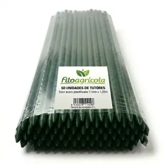 Compra TUTOR PLASTIFICADO DE ACERO 1,20m.x11mm. (50 Unidades). en la tienda online Fito Agrícola