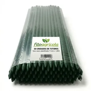 Compra TUTOR PLASTIFICADO DE ACERO 1,50m.x11mm. (50 Unidades). en la tienda online Fito Agrícola